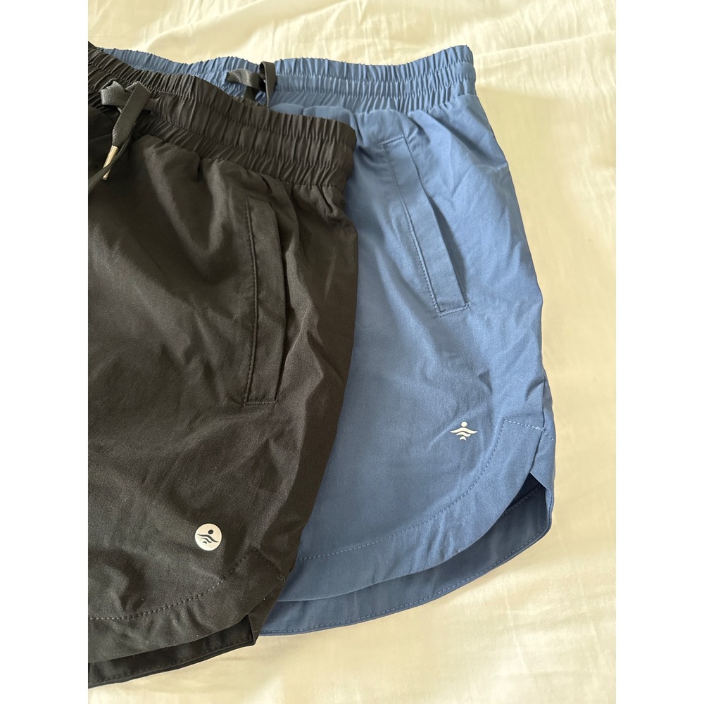 Halara SpeedWave 2-in-1 Athletic Shorts Bundle Black‎ Blue Womens Small NWT